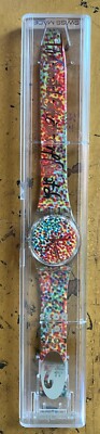 Vintage Swatch Watch ORIGINAL ''Lots of Dots'' STILL IN PACKAGE
