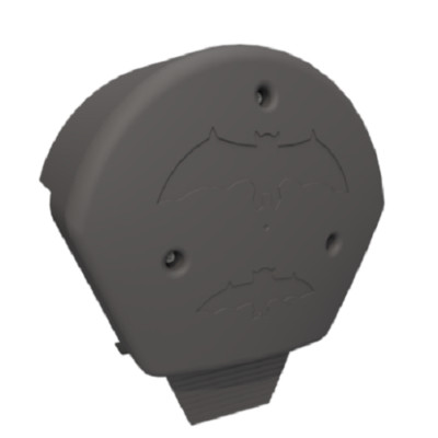 Manthorpe Bat Ridge Roost - Trockenfix für Rundfirst - SCHWARZ