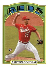 2021 Topps Heritage #610 Ashton Goudeau RC Cincinnati Reds Rookie Card