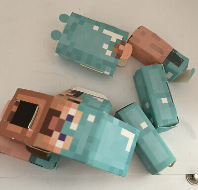 Minecraft Overworld Steve With Diamond Armor Papercraft - Jarir