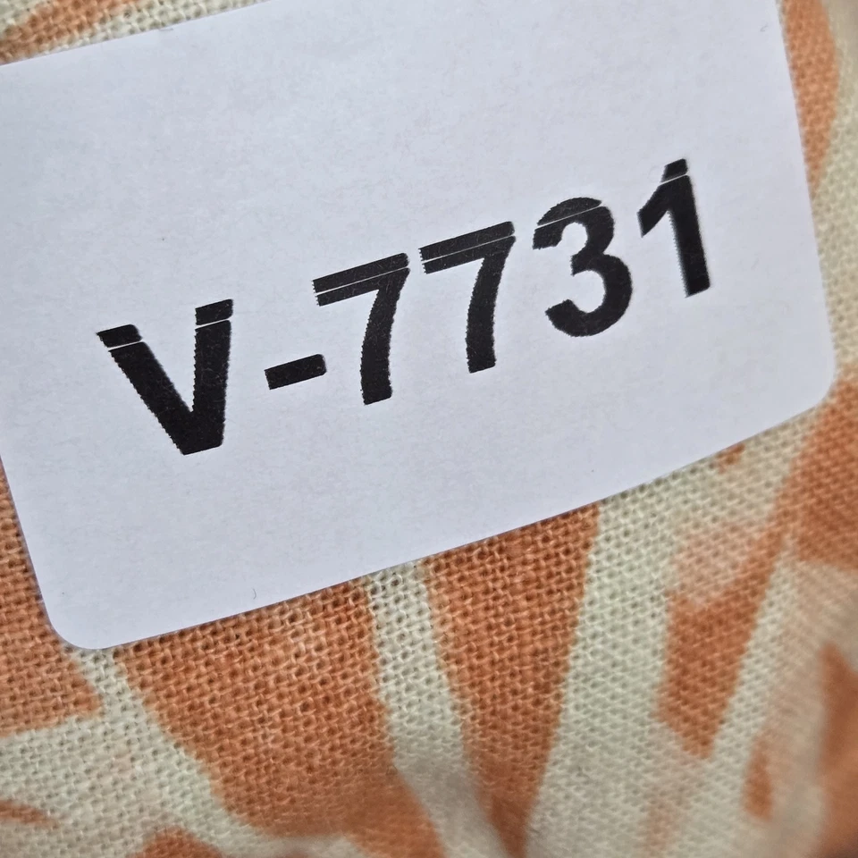 INC 男式纽扣衬衫 XL 橙色亚麻人造丝 Andy Palm 花卉 — 第 2/4 张图片