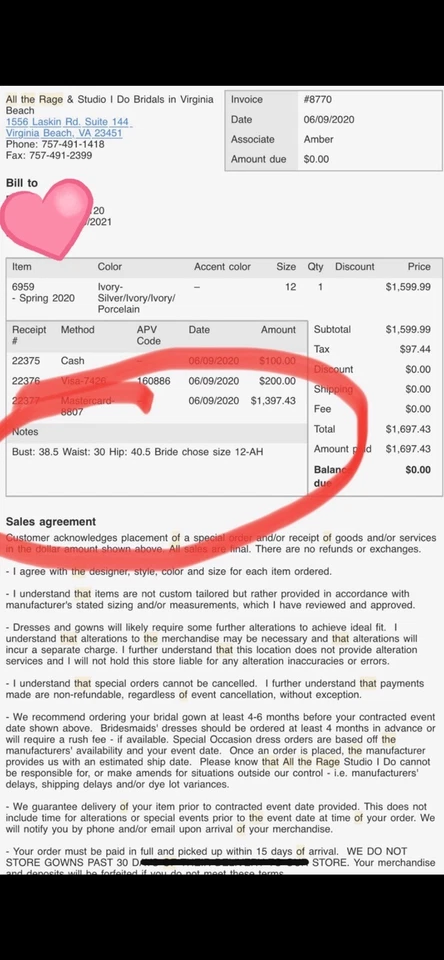 STELLA YORK 6959 Wedding Bridal Gown White Silver Beige Beaded Glitter Size 12 - Image 4 of 4