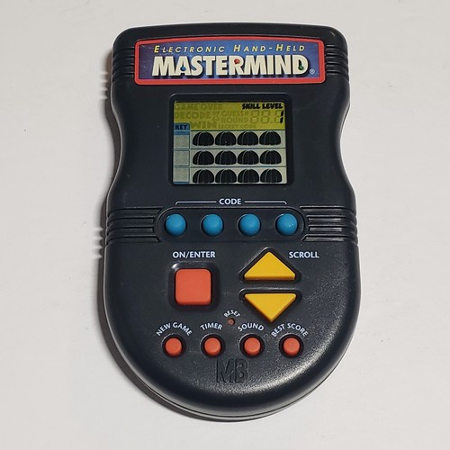Mastermind Electronic Hand Held Game Hasbro 1997 Tested Working