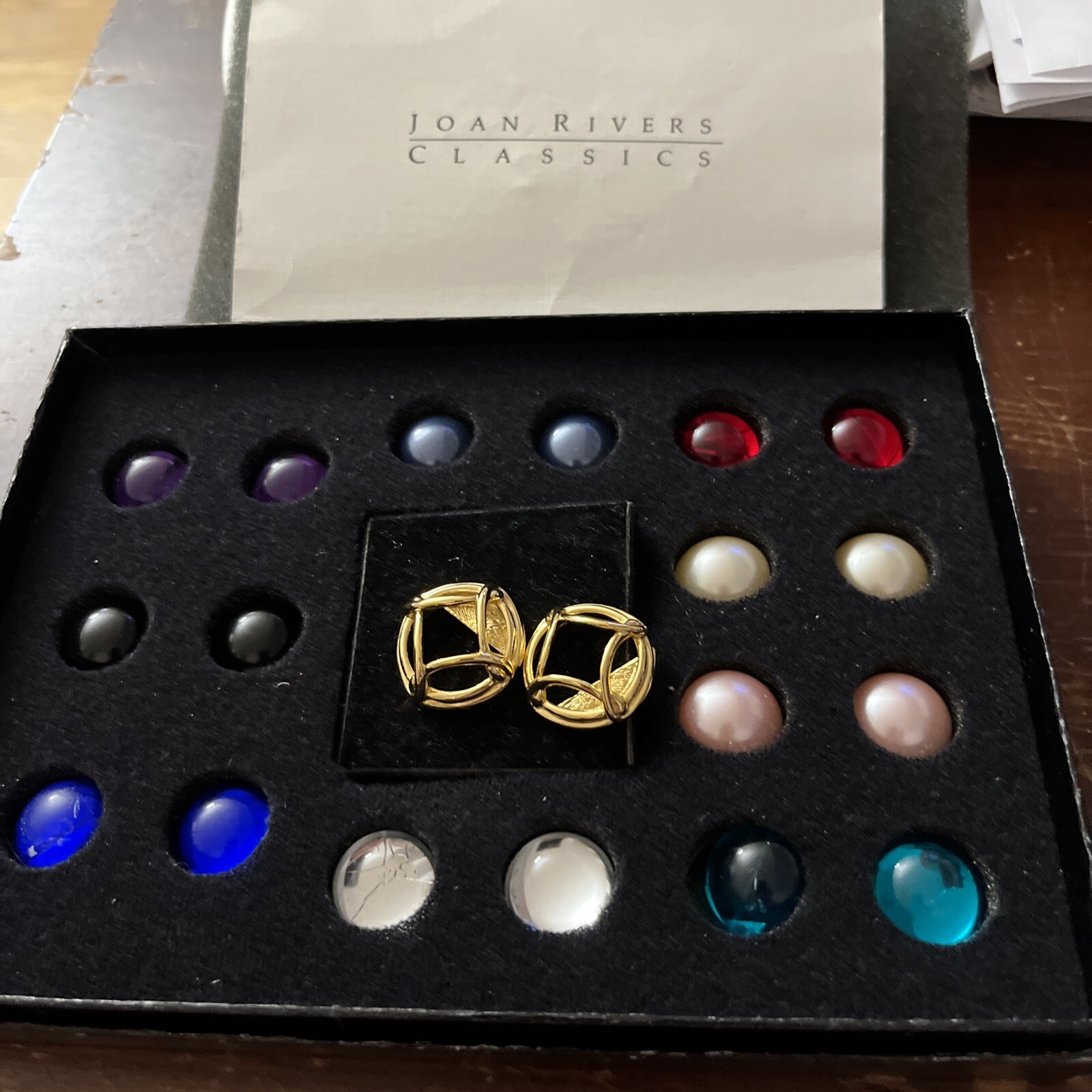 JOAN RIVERS Classics Interchangeable Caged Pierce… - image 4