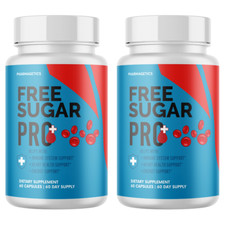 Free Sugar Pro   Support for Blood Health and Daily Well-Being - 2 Bottles