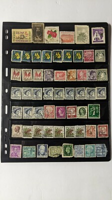 Older Postage World Stamp Collection Duplicates 58 Vintage