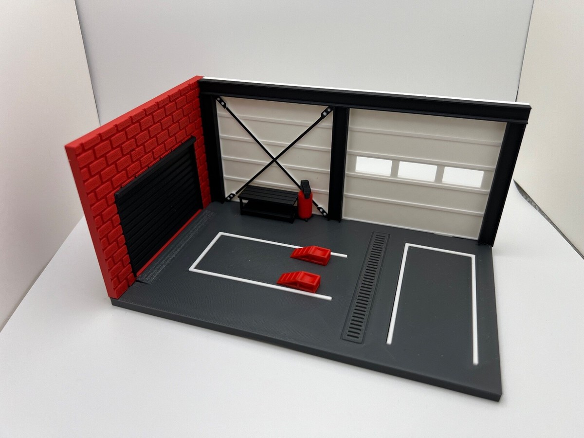 ☆ 1/64 Garage Item A MINI GARAGE DIORAMA FOR 1/64 SCALE DIECASTS cars are not