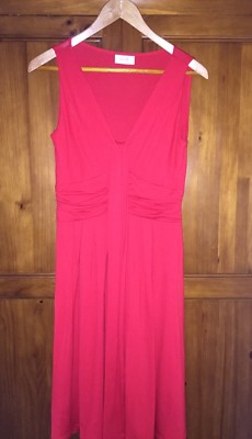 Wallis Petite Work Smart Red Dress Size 10 UK