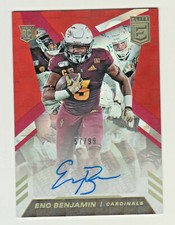 2020 Donruss Elite ROOKIE AUTOGRAPH RED #RA-EB ENO BENJAMIN RC Rookie 57/99 AUTO