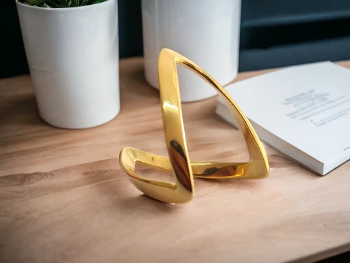 14k Solid Gold Chevron Ring - V Shaped Ring - Yellow Gold Chevron Ring