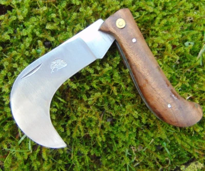 MARKENLOS Pilzmesser, Schwammerlmesser, Holzgriff Klappbar Model Igel B- Ware N55 NEU