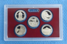 2010 S U.S. Mint Silver America the Beautiful Proof Quarter Set (No Box or COA)