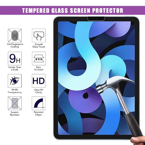 Screen Protector for Apple iPad 11th gen (2025) A16 11", 9H Tempered Glass Film