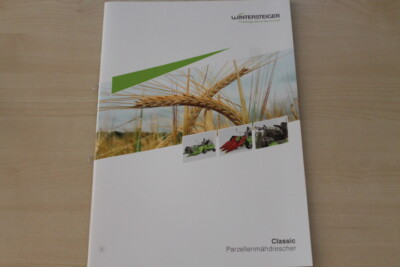 158765) Wintersteiger plot combine harvester classic brochure 01/2009
