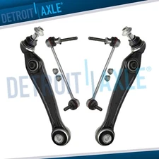 Front Lower Rearward Control Arms w/ Ball Joint and Sway Bars Kit for BMW X5 X6