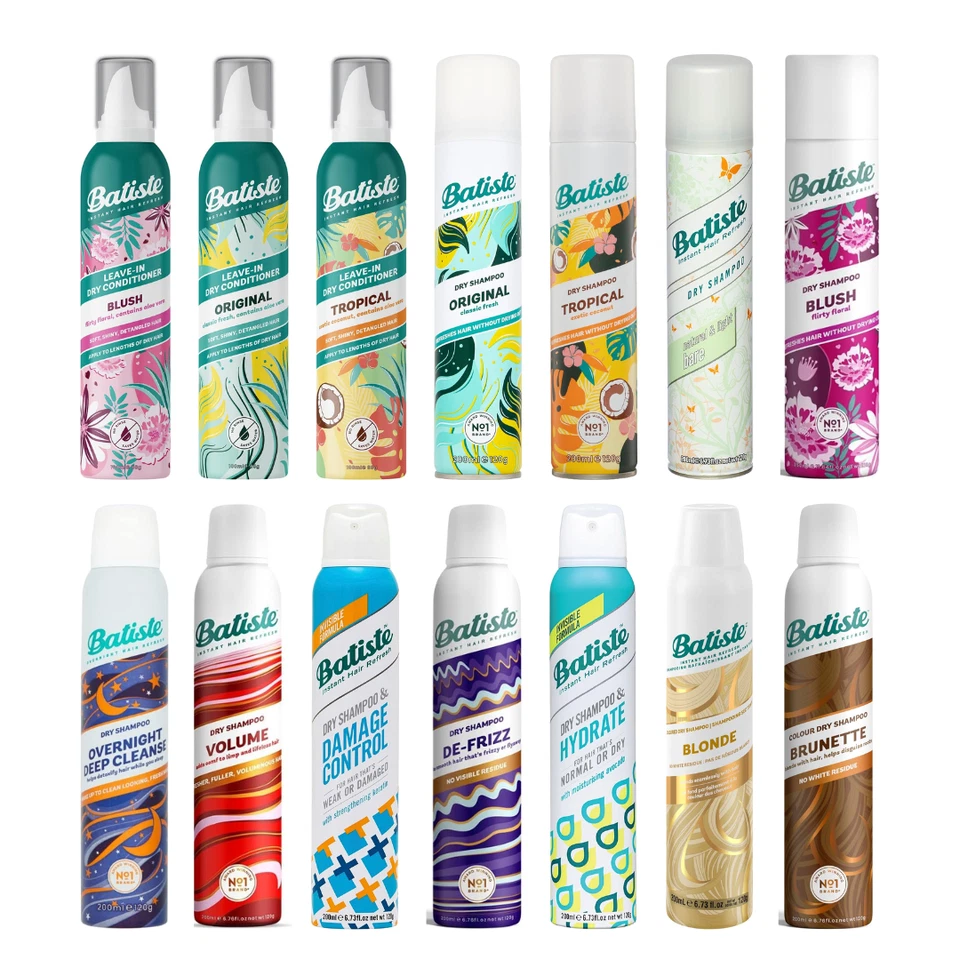 Batiste Dry Shampoo 200ml 350ml