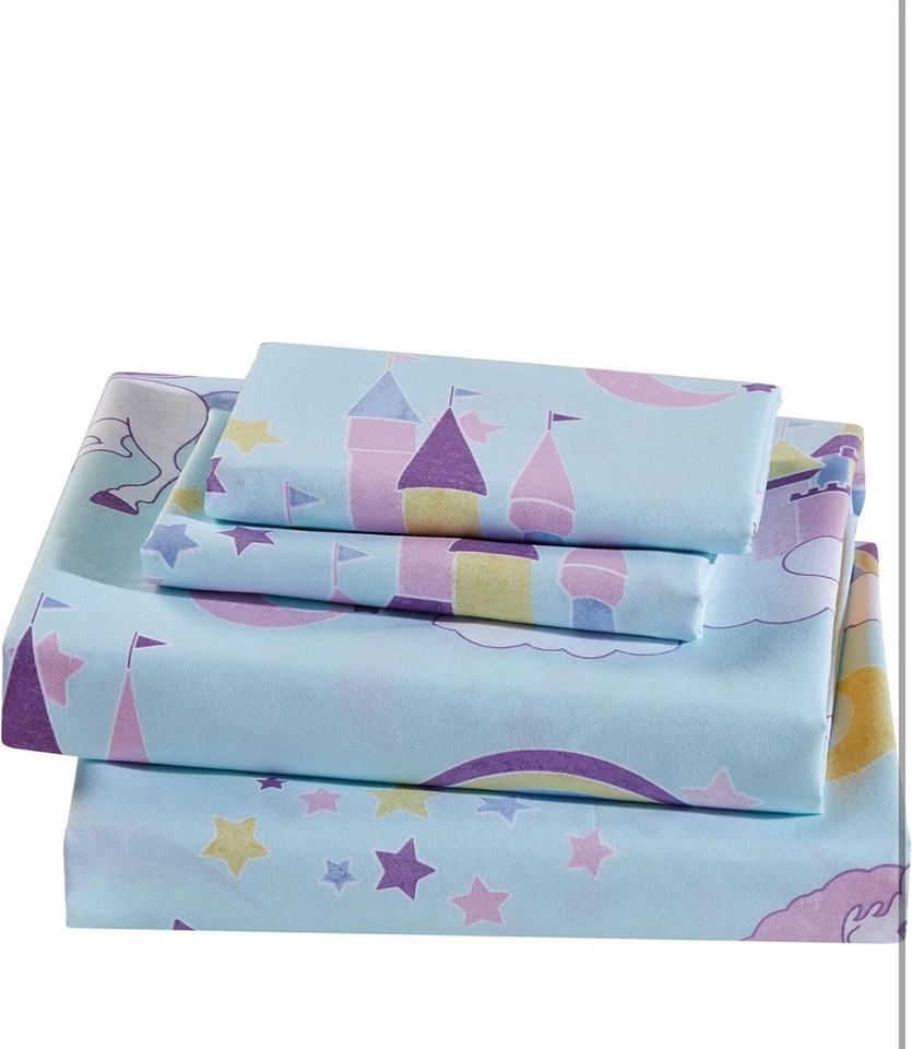 4 Piece Bed Sheet Set Bedding Sheets & Bedding Pillow sheets Full Size Set - Image 2 of 2