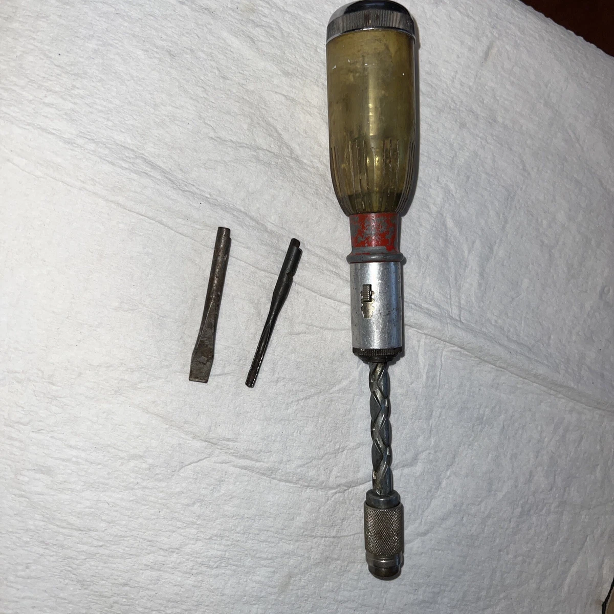 Spiral sale push drill