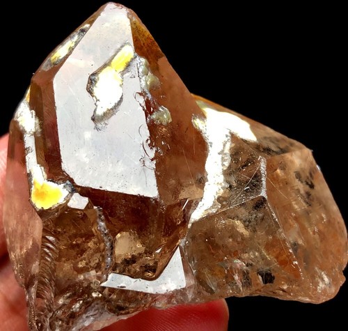 96g 1PC NATURAL Golden Hair Rutilated Quartz Crystal Point Specimen s315 - Picture 3 of 9