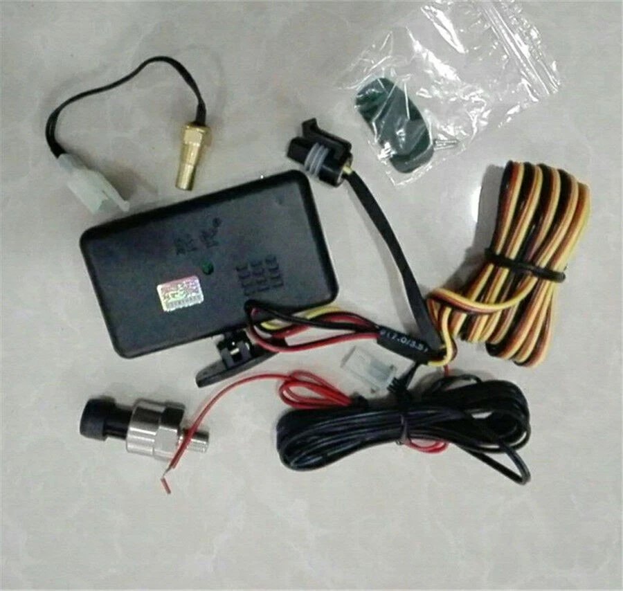Car Truck 3 Functions LCD Oil Pressure Gauge Monitor+Voltmeter+Water Temp Gauge Foto 3 de 4