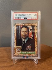 1991 Topps Desert Storm #2 Gen Colin Powell PSA 9