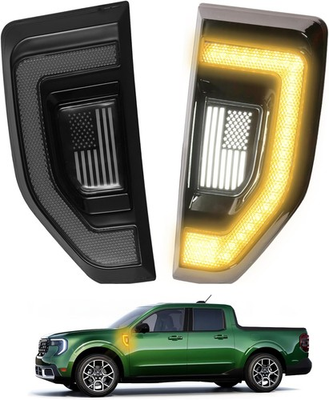 #ad #ad LED Front Side Marker Lights Turn Signal for 2022 2025 Ford Maverick Accessories $79.99