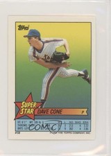 1989 Super Star Sticker Back Cards David Cone John Franco Mark Langston #58 7j0