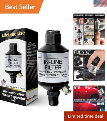 Aluminum Inline Air Dryer - Effective Compressor Separator with Easy Maintenance
