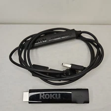 Roku Streaming Stick 3810X *No Remote* With Power Cable. Factory Reset 
