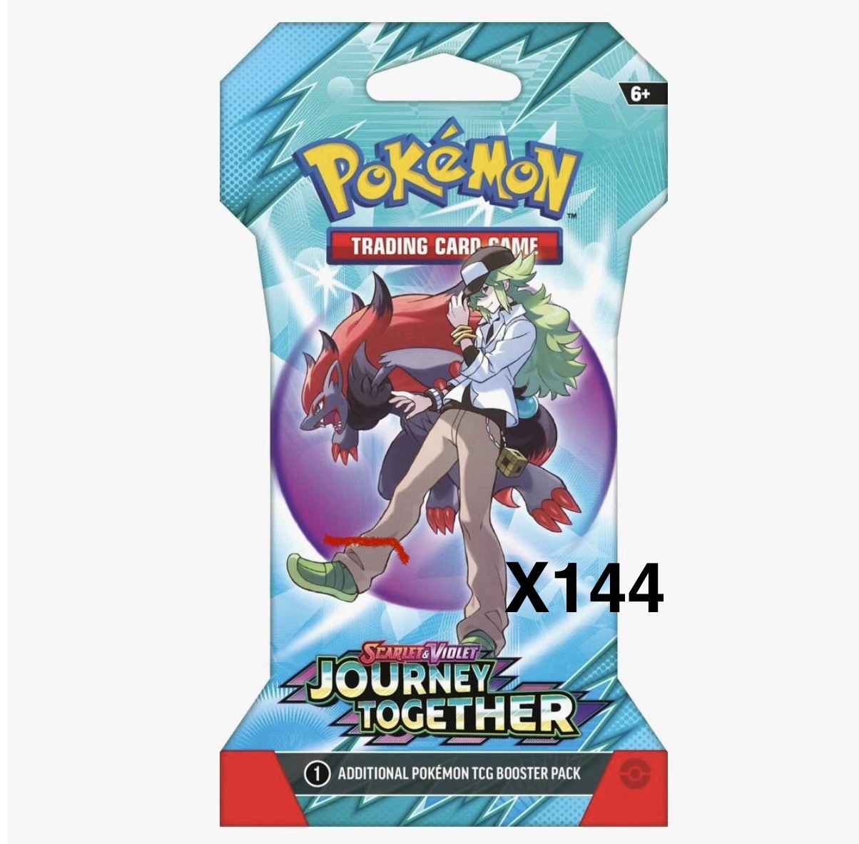 Pokémon TCG Journey Together Sleeved Booster Pack Case Sealed Scarlet & Violet