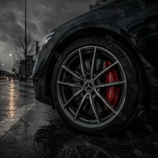 6 Stück für Mercedes Benz Bremssattel Aufkleber Set Sticker Felgen WEIß 6 Stück für Mercedes Benz Bremssattel Aufkleber Set Sticker Felgen WEIß