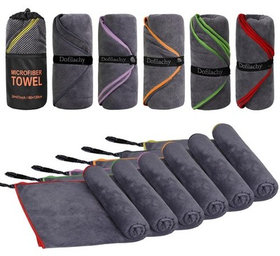 Dofilachy 6 Pack Camping Towel - Camping Towels Quick Dry Towel Microfiber
