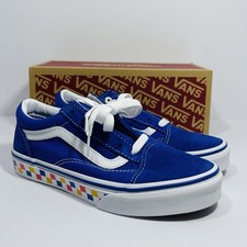 New In Box VANS Kid s Old School Tri Checkerboard Sneakers Youth size US 3