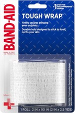 BAND-AID Brand of First Aid Products Tough Wrap, 2 in x 2.5 yd, 1 Roll
