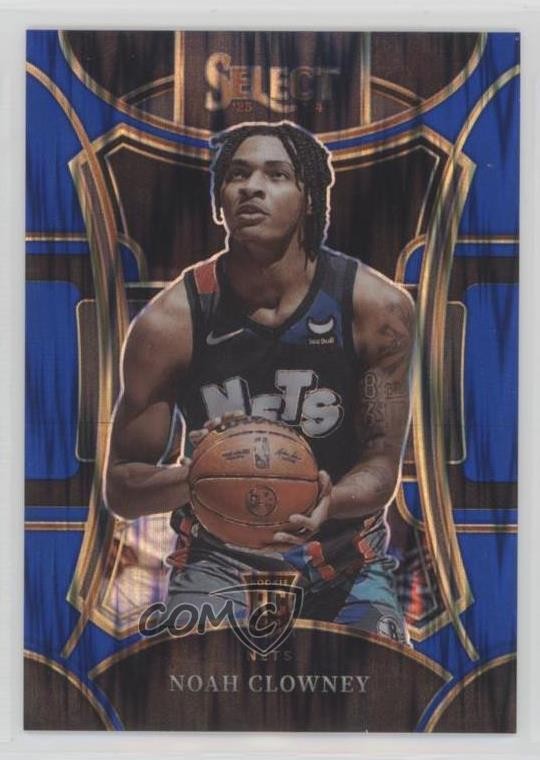 2023 Panini Select Mezzanine Level Blue Flash Prizm 13/99 Noah Clowney Rookie RC