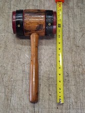 Vintage Wood Mallet Hammer Carving Chisel Woo...