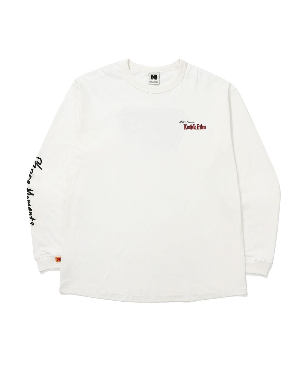 Genuine Kodak [Artist Obik] Kodak Peoples Long Sleeve T-shirt IVORY