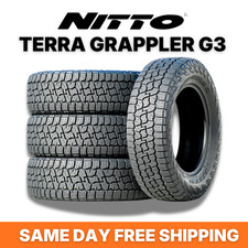 4 30555r20 Nitto Terra Grappler G3 116t All Terrain Tires New Set