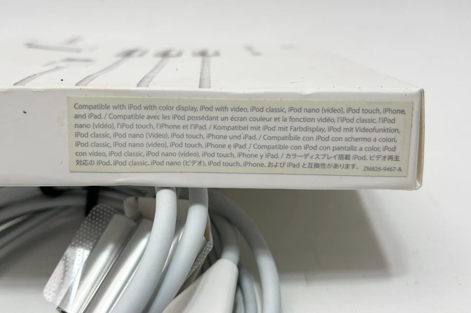 Cable AV compuesto genuino Apple de 30 pines RCA USB cables de audio y video con HDMI de 30 pines Foto 4 de 4