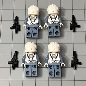 LEGO Star Wars Clone Trooper Pilot Phase 2 sand blue minifigure 8088 Lot 4 E2 15