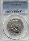 1963 Franklin Half Dollar 50C PCGS PR-68 Proof Silver High Grade Coin #583