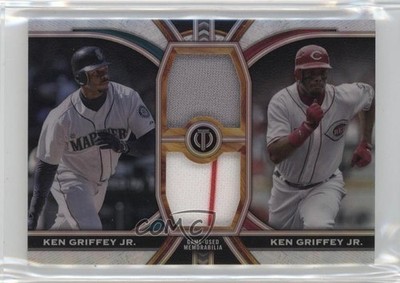 2023 Topps Tribute Dual Relics 2 Player 117/199 Ken Griffey Jr #DR-GG HOF 7fj