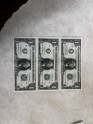 Lot of 3 Crisp Sequential One Dollar Bills $1 Notes $3 Face Value — photo 2