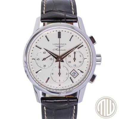 Longines Column-Wheel Chronograph Heritage Cream Dial | Stainless-Steel | B&P