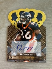 RAHIM MOORE 2011 PANINI CROWN ROYALE #177 ROOKIE AUTOGRAPH AUTO RC #'D 347/499
