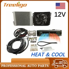 12V Dual Cool & Heat DC Underdash Electric Air Conditioner Universal Car A/C Kit