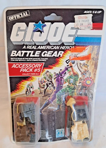 Vintage 1986 G.I. Joe Accessory Pack #5 Hasbro ARAH Factory Sealed Carded 6677