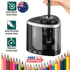 Electric Automatic Pencil Sharpener Battery Operated School Office AU