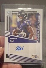 2025 Panini Donruss - Signature Marks Rasheen Ali #SM-49 (AU)