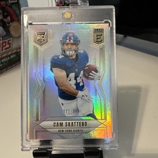 2025 Panini Donruss Elite Rookie Cam Skattebo #153/999 silver holo rookie